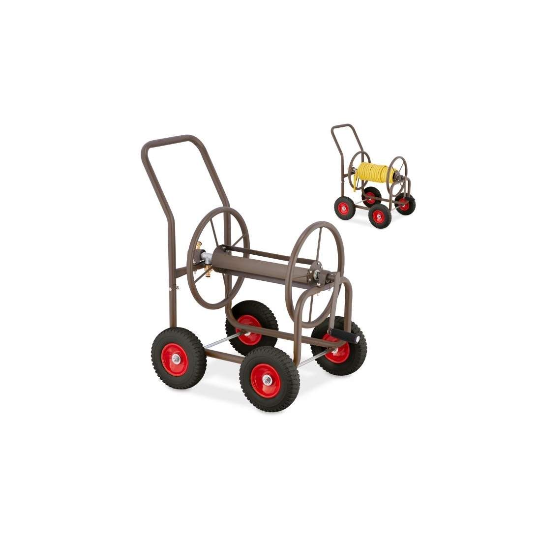 Brun stålslangvagn | Hem & Hobby | Pryloteket