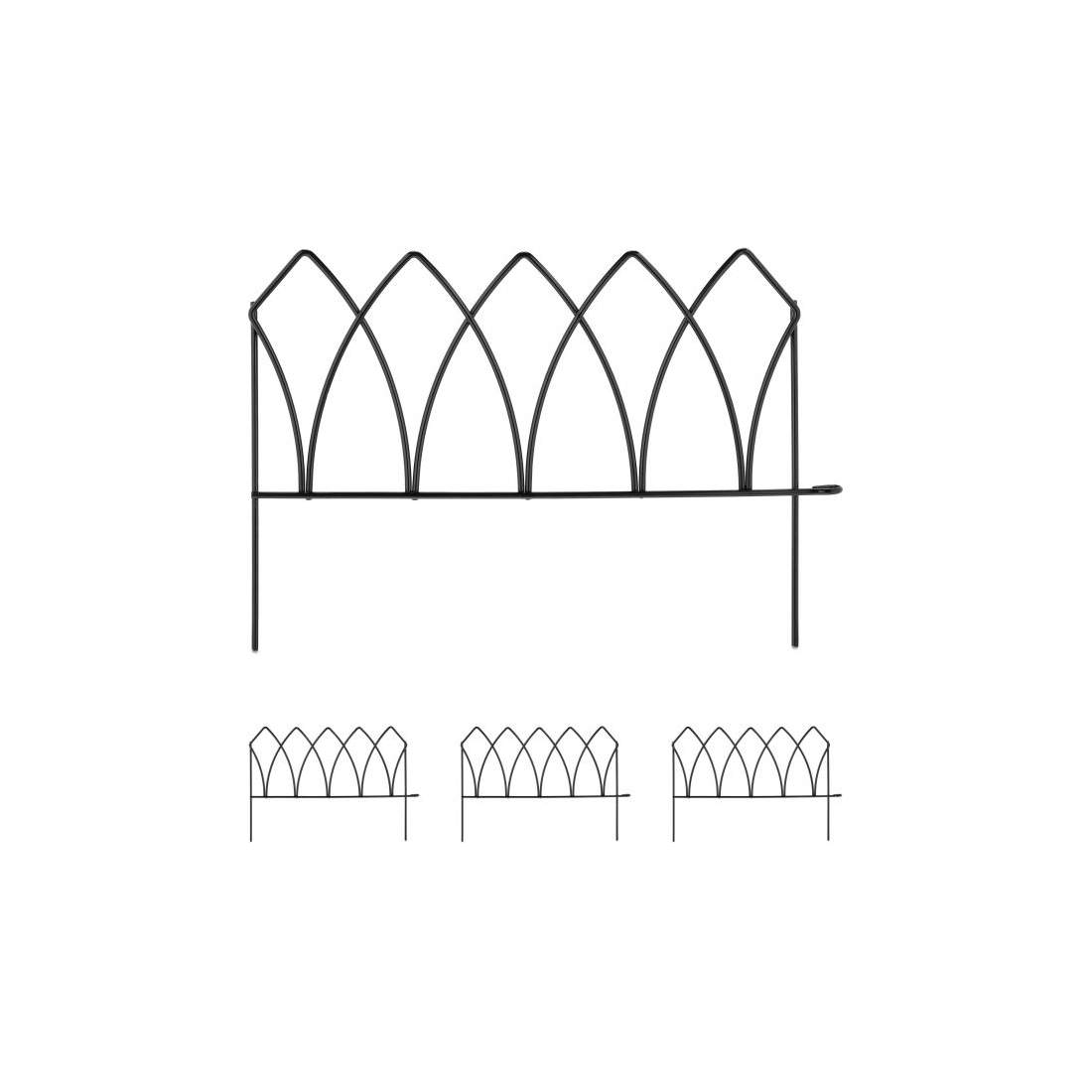 4-delat blomrabattstaket i metall | Hem & Hobby | Pryloteket