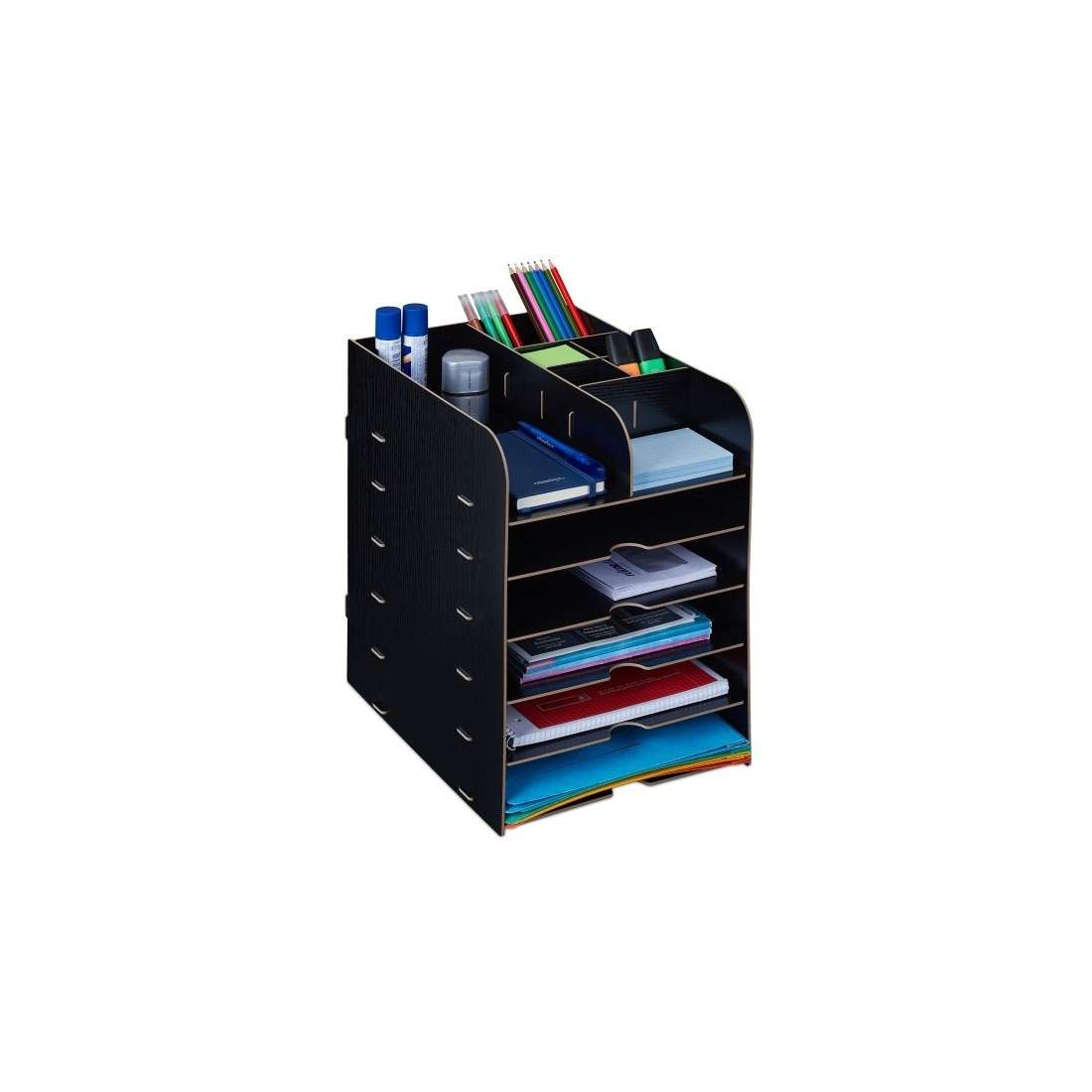 Skrivebordsorganisator med opbevaringsrum