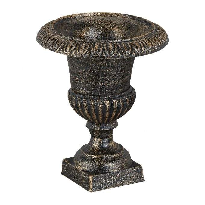 Dekorativ vase i støbejern
