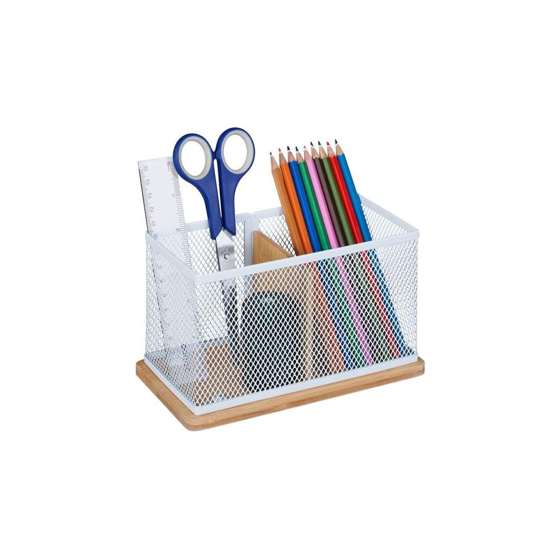 Pennhållare i bambu och nät | Hem & Hobby - Hem & Hushåll - Badrum | Pryloteket