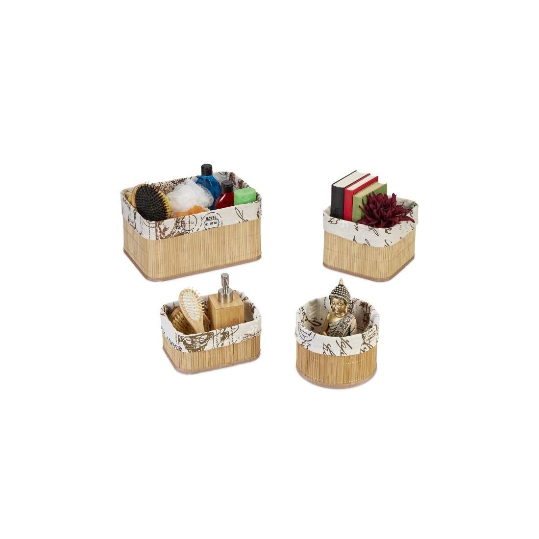 Förvaringskorgar - set om 4 | Hem & Hobby - Hem & Hushåll - Badrum | Pryloteket