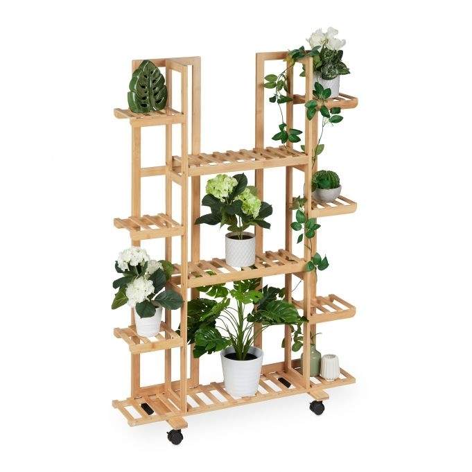 Bambus blomsterhylde