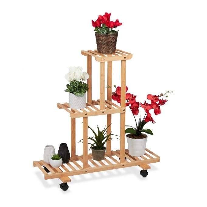 Hylde til planter i bambus
