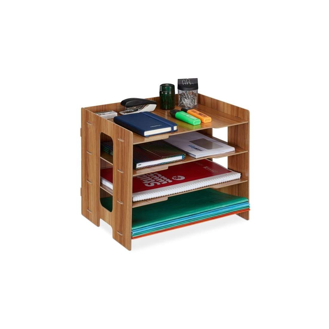 Brevkorg i MDF med 3 fack | Hem & Hobby | Pryloteket