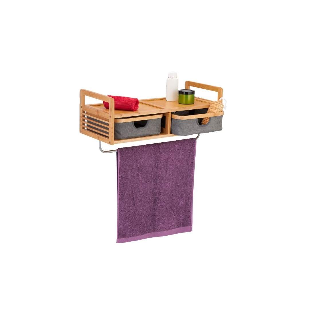 Vägghylla med handdukshållare | Hem & Hobby - Hem & Hushåll - Textil - Handdukar | Pryloteket