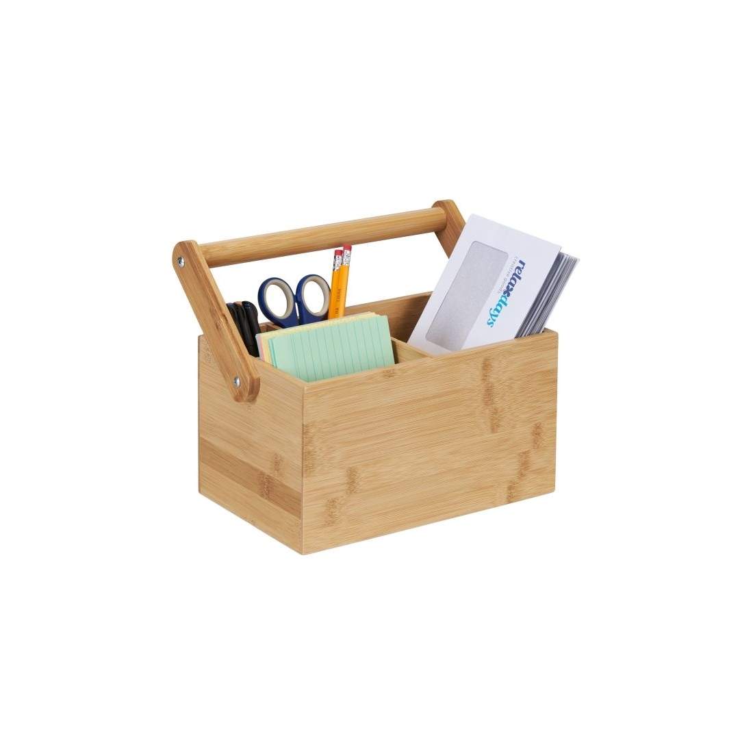 Bambu arrangör med handtag | Hem & Hobby - Resa & Semester - Organisering | Pryloteket