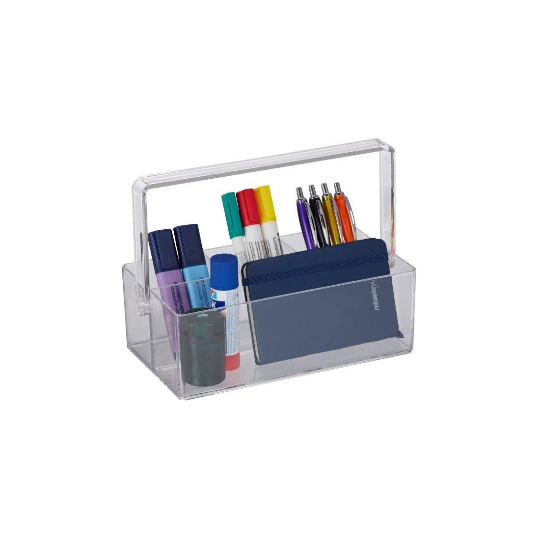 Transparent väska med handtag | Hälsa & Skönhet - Smink & Tillbehör - Sminkförvaring | Pryloteket