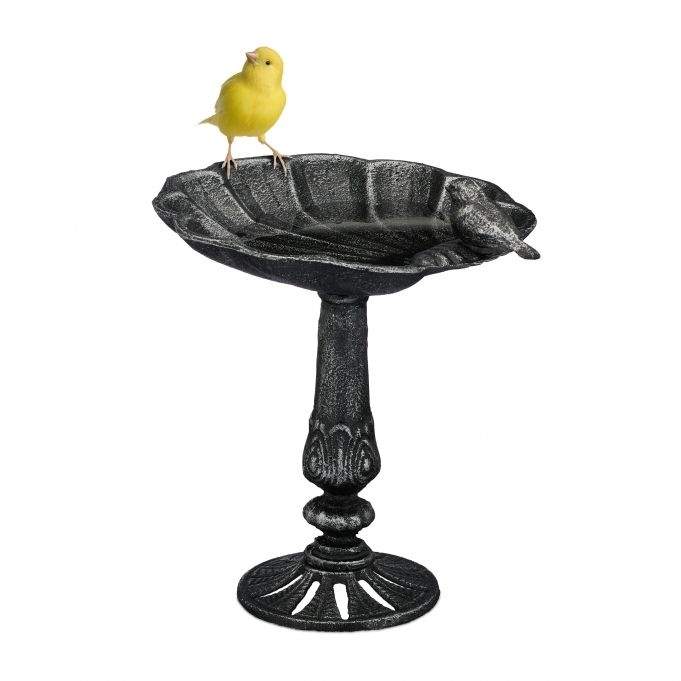 Stående fuglebad i støbejern