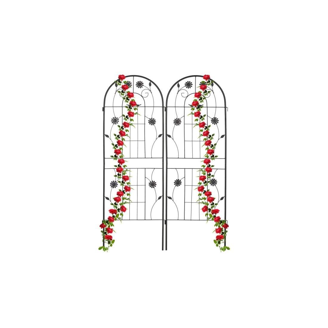 Spaljéer 150 cm set om 2 svarta | Hem & Hobby | Pryloteket