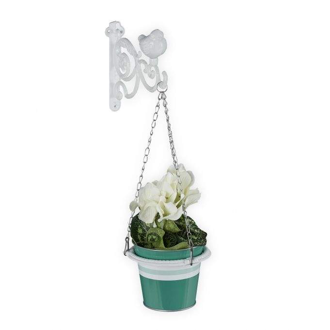 Holder til at hænge blomsterkurv på væggen