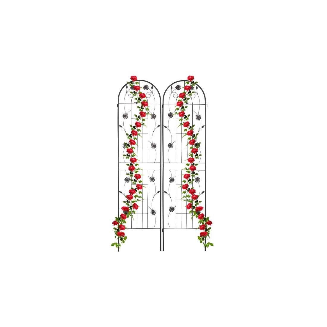 Spaljéer 200 cm set om 2 svarta | Hem & Hobby | Pryloteket