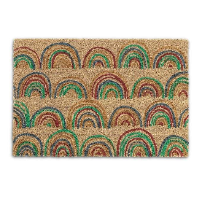 Dörrmatta i kokosnöt ""Rainbow | Hem & Hobby - Hem & Hushåll - Inredning & Dekoration - Dörrmattor | Pryloteket