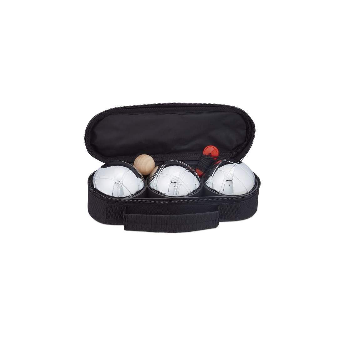 3 boulekugler i et sæt