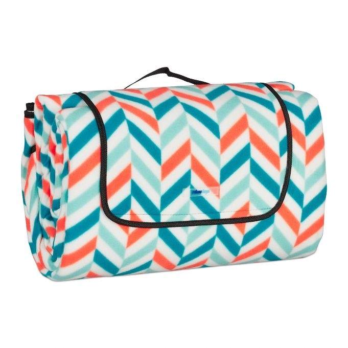 Picnictæppe 300 x 200 cm zigzag