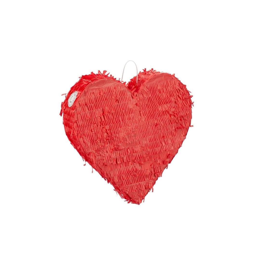 Röd hjärtformad pinata | Hem & Hobby | Pryloteket
