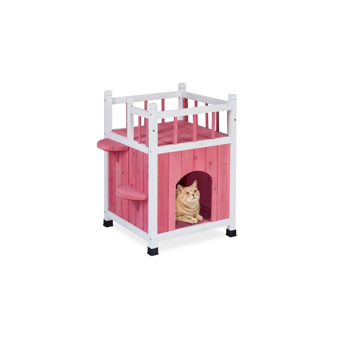 Katthus i trä | Hem & Hobby - Hem & Hushåll - Balkong | Pryloteket