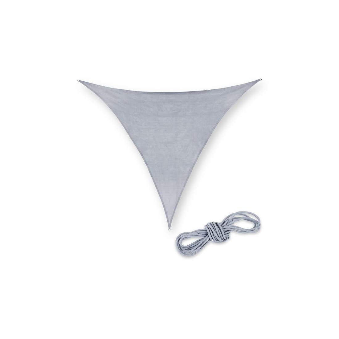 Solsegel polyeten triangulär ljusgrå | Hem & Hobby - Hem & Hushåll - Balkong | Pryloteket