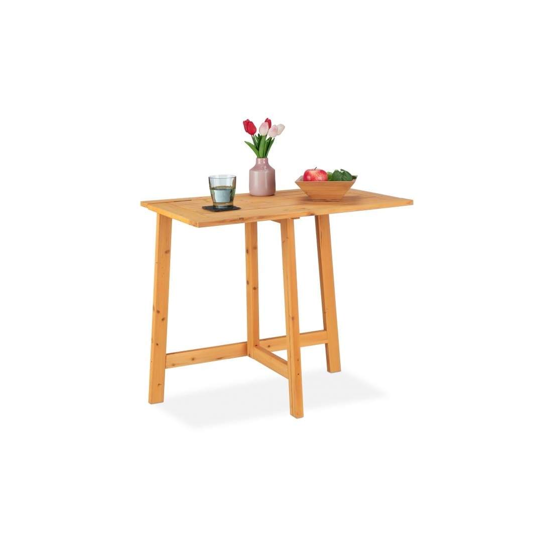 Rektangulärt fällbart bord i trä | Hem & Hobby - Hem & Hushåll - Balkong | Pryloteket