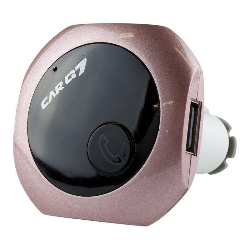 FM-transmitter med Bluetooth til bilen - Pink