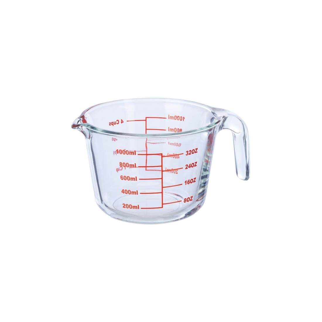 Måttkanna i glas 1000 ml | Hem & Hobby - Hem & Hushåll - Kök - Köksredskap - Köksmått | Pryloteket