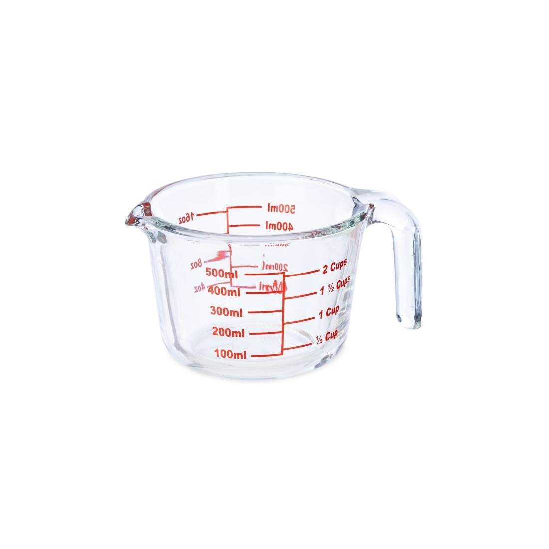 Måttkanna i glas 500 ml | Hem & Hobby - Hem & Hushåll - Kök - Köksredskap - Köksmått | Pryloteket