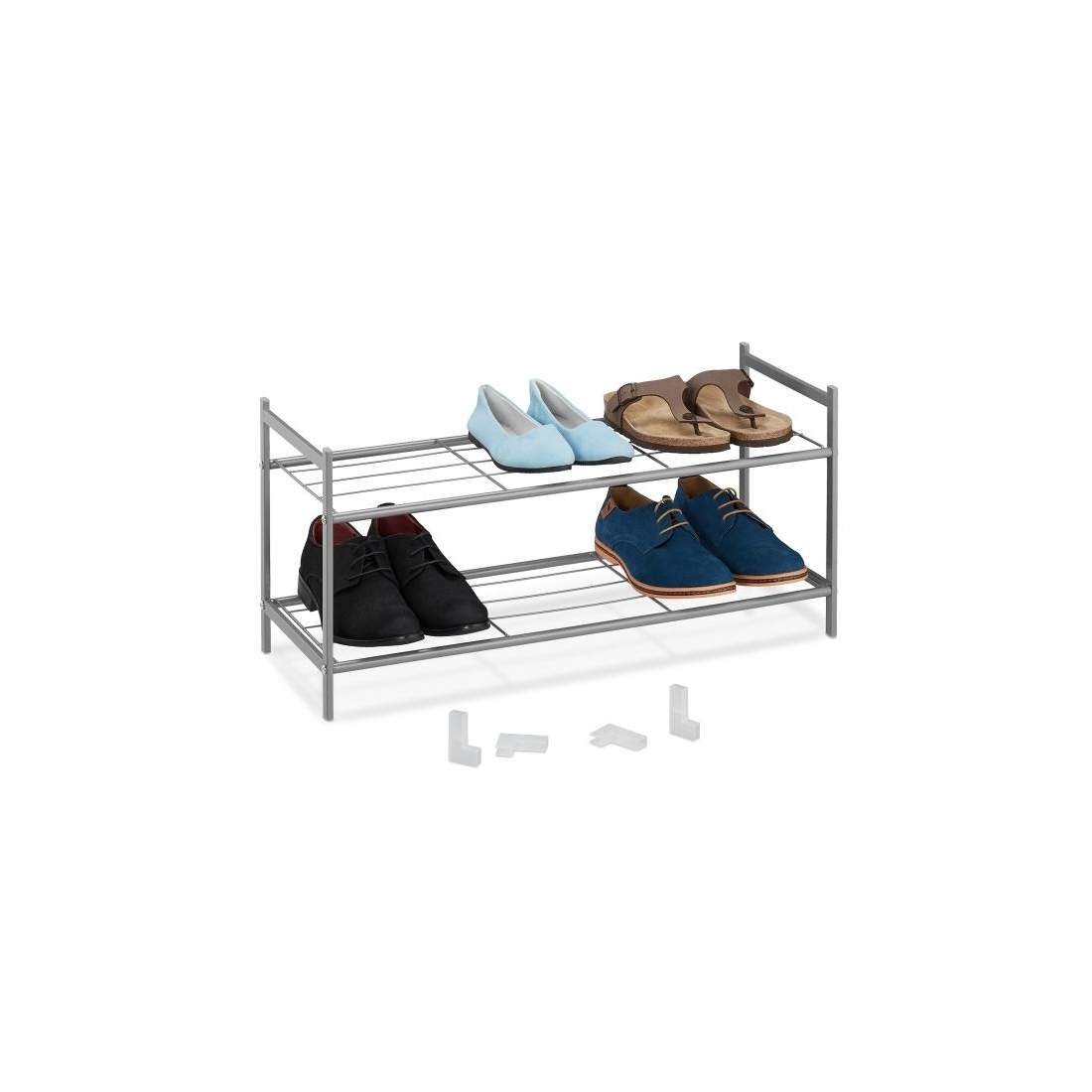 Stapelbar skohylla med 2 hyllplan | Hem & Hobby - Hem & Hushåll - Förvaring & Organisering - Skohylla | Pryloteket