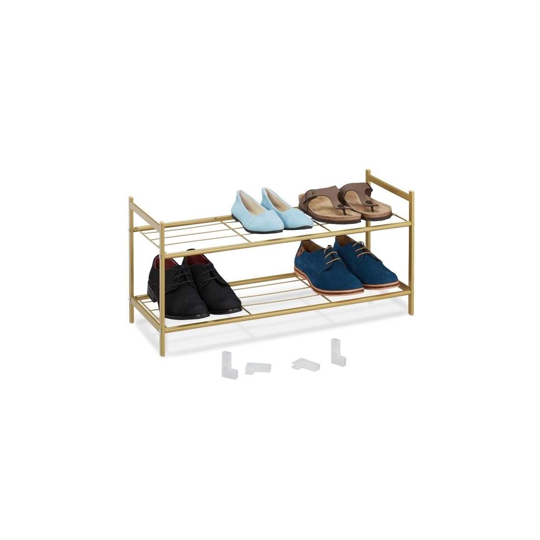 Stapelbar skohylla med 2 hyllplan | Hem & Hobby - Hem & Hushåll - Förvaring & Organisering - Skohylla | Pryloteket