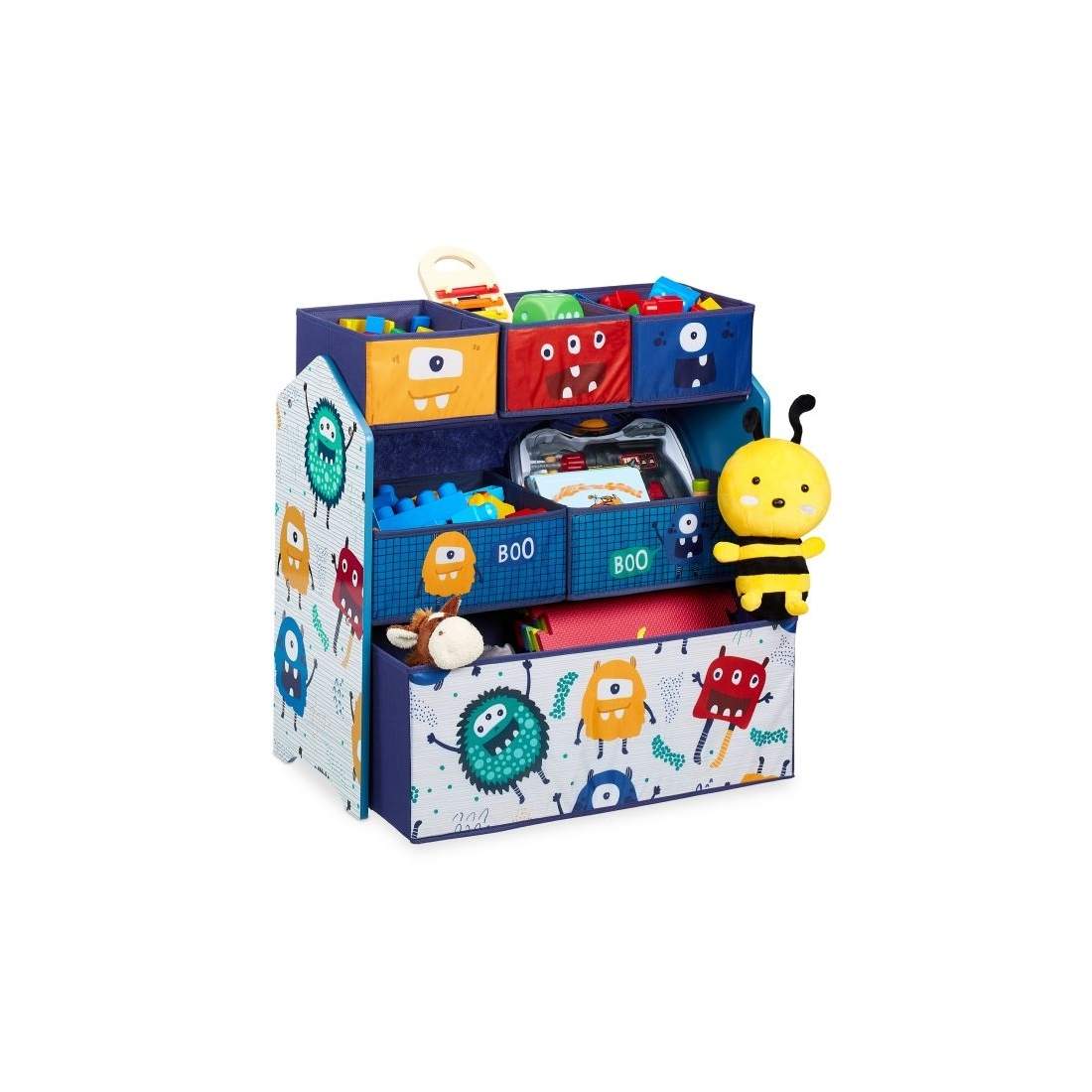 Barnhylla med lådor Monster | Leksaker & Spel - Leksaker | Pryloteket