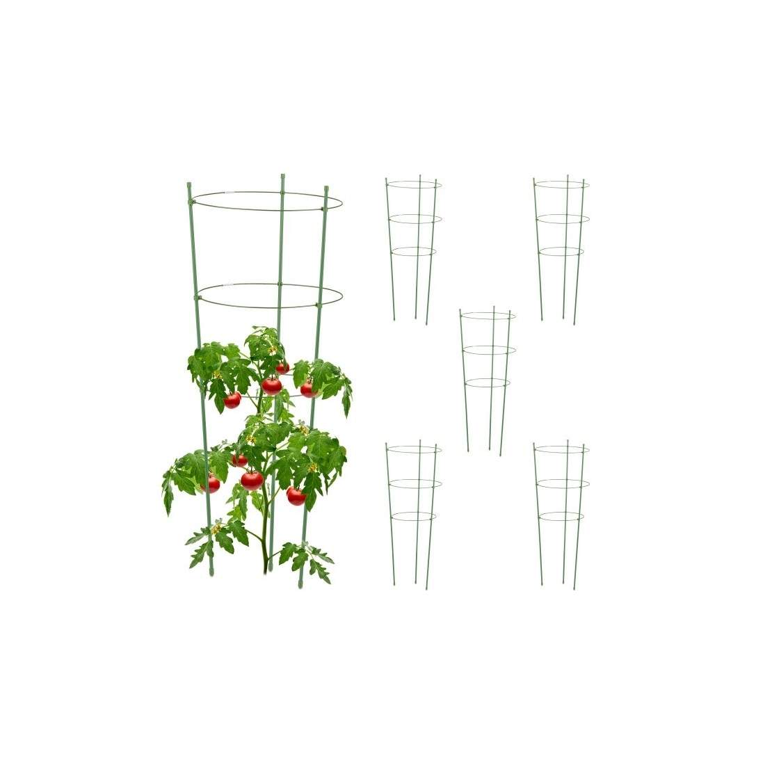 Växtstöd 76 cm grönt, set om 6 | Hem & Hobby - Hem & Hushåll - Balkong | Pryloteket