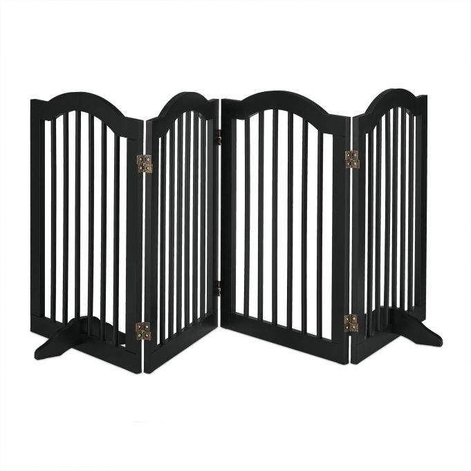 Sort sikkerhedslåge 92 cm