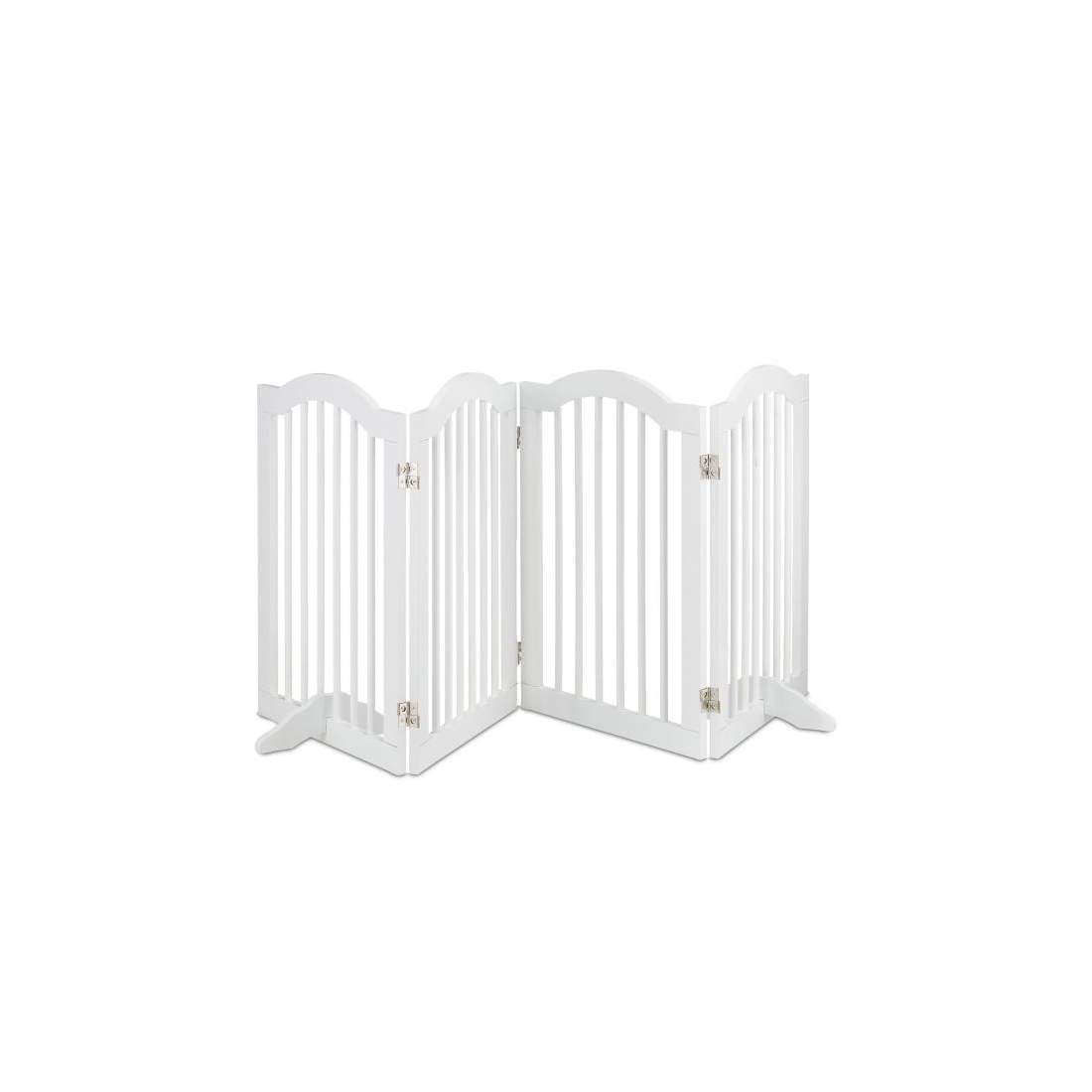 Vit säkerhetsgrind 70 cm