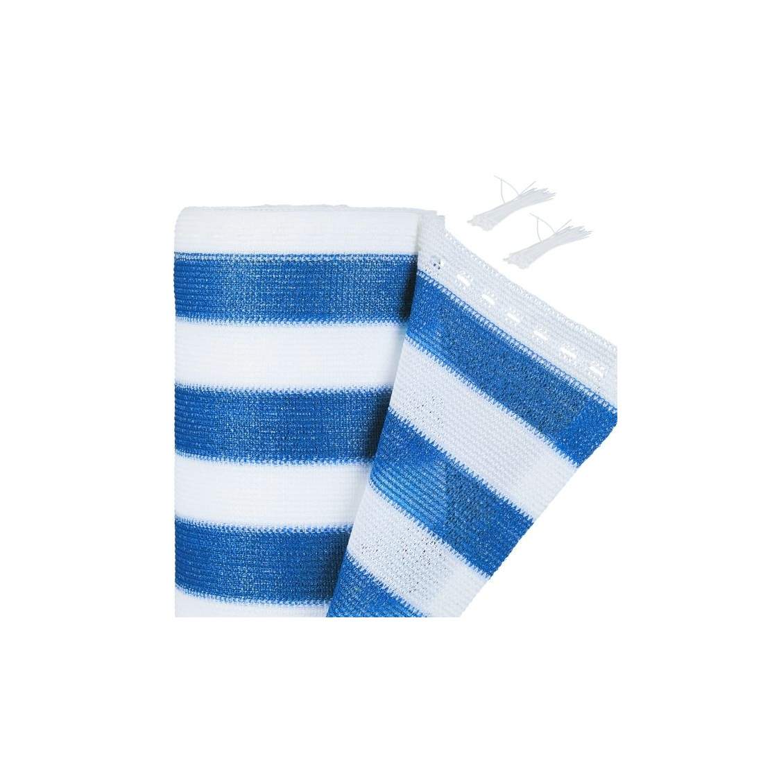 Integritetsskydd 1,8 m blå-vit | Hem & Hobby - Hem & Hushåll - Balkong | Pryloteket