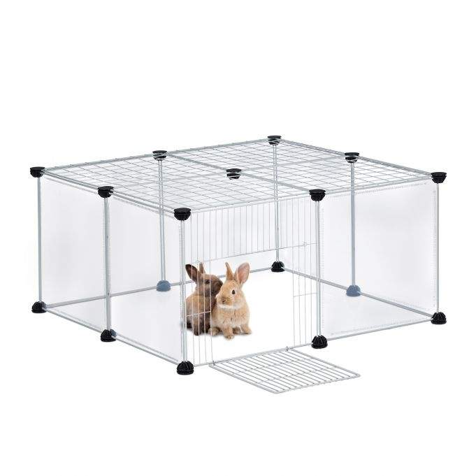 12-delt fritstående skab Transparent