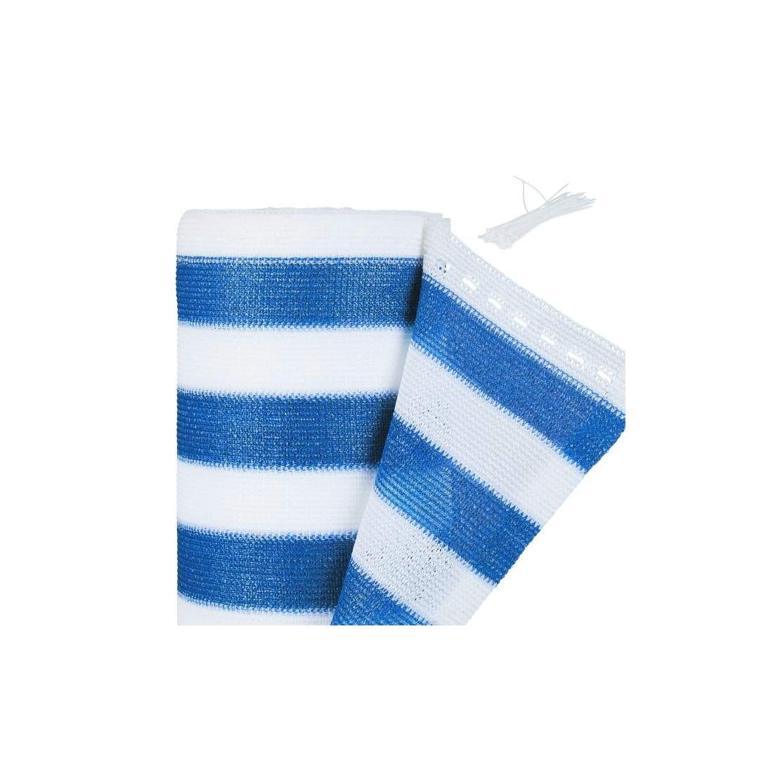 Integritetsskydd 1,8 m blå-vit | Hem & Hobby - Hem & Hushåll - Balkong | Pryloteket