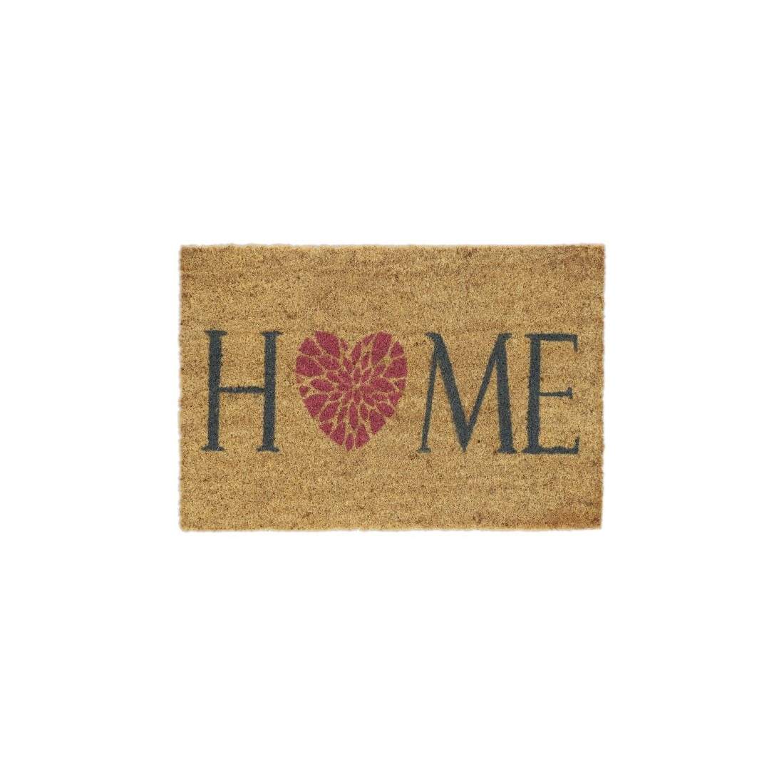 Dörrmatta kokosfiber ""Hem"" | Hem & Hobby - Hem & Hushåll - Inredning & Dekoration - Dörrmattor | Pryloteket