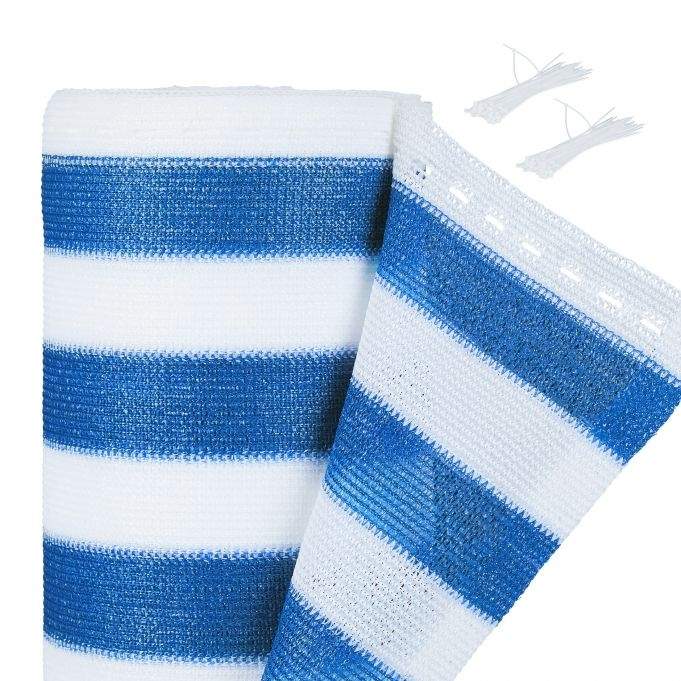 Integritetsskydd 1,5 m blå-vit | Hem & Hobby - Hem & Hushåll - Balkong | Pryloteket