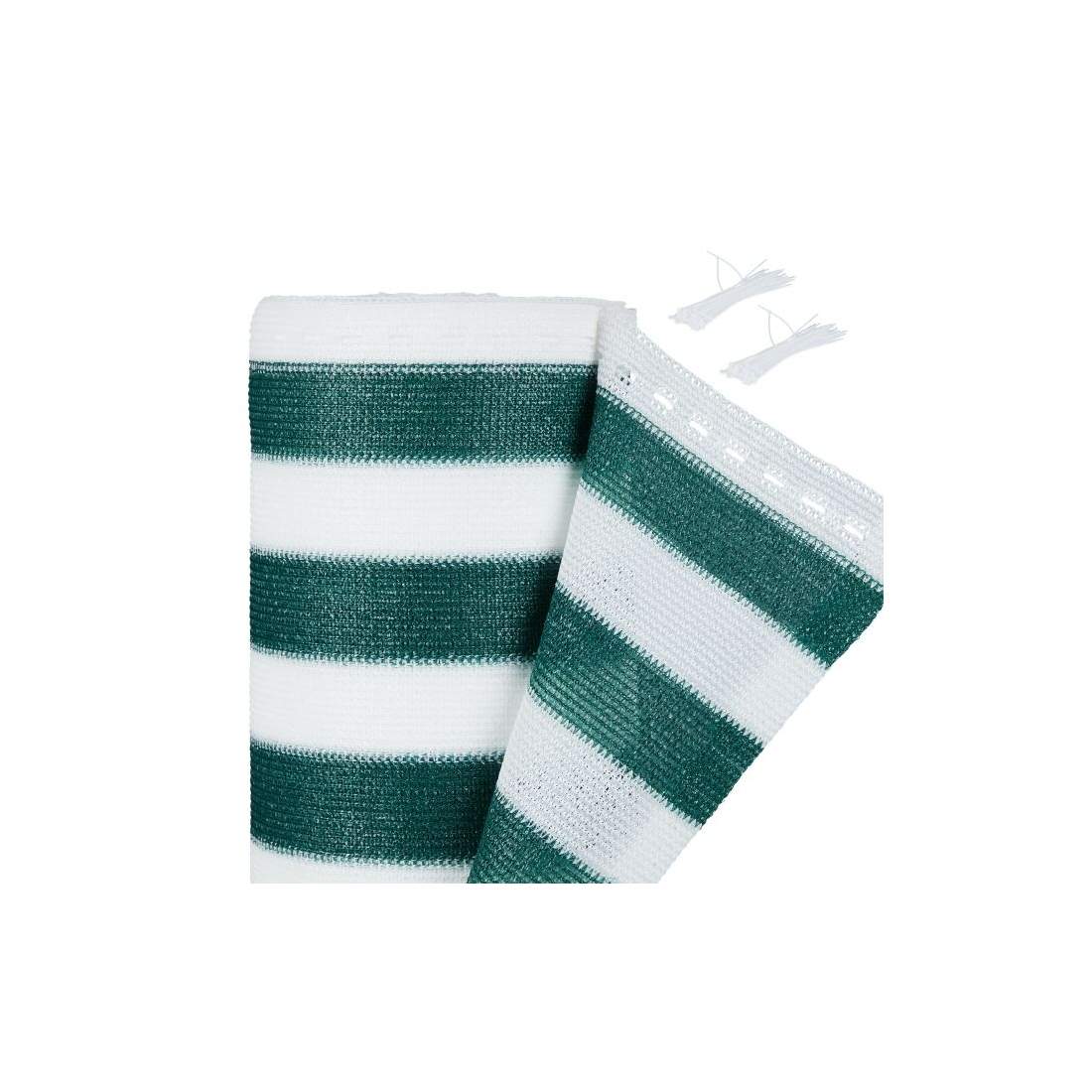 Integritetsskydd 1,5 m grön-vit | Hem & Hobby - Hem & Hushåll - Balkong | Pryloteket