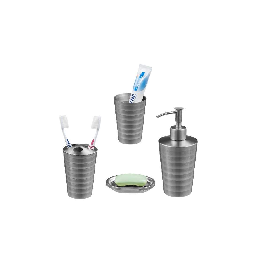 Badrumsset 4 delar | Hem & Hobby - Hem & Hushåll - Badrum - Tandborsthållare | Pryloteket