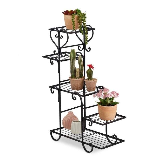 Plantehylde vintage design 5 hylder