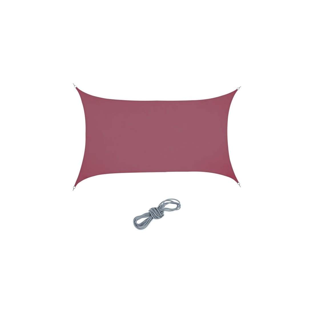Solsegel rektangulär vinröd | Hem & Hobby - Hem & Hushåll - Balkong | Pryloteket