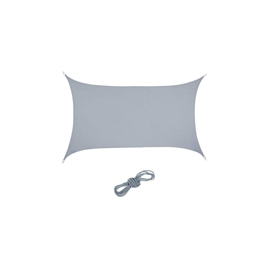 Solsegel rektangulärt ljusgrå | Hem & Hobby - Hem & Hushåll - Balkong | Pryloteket