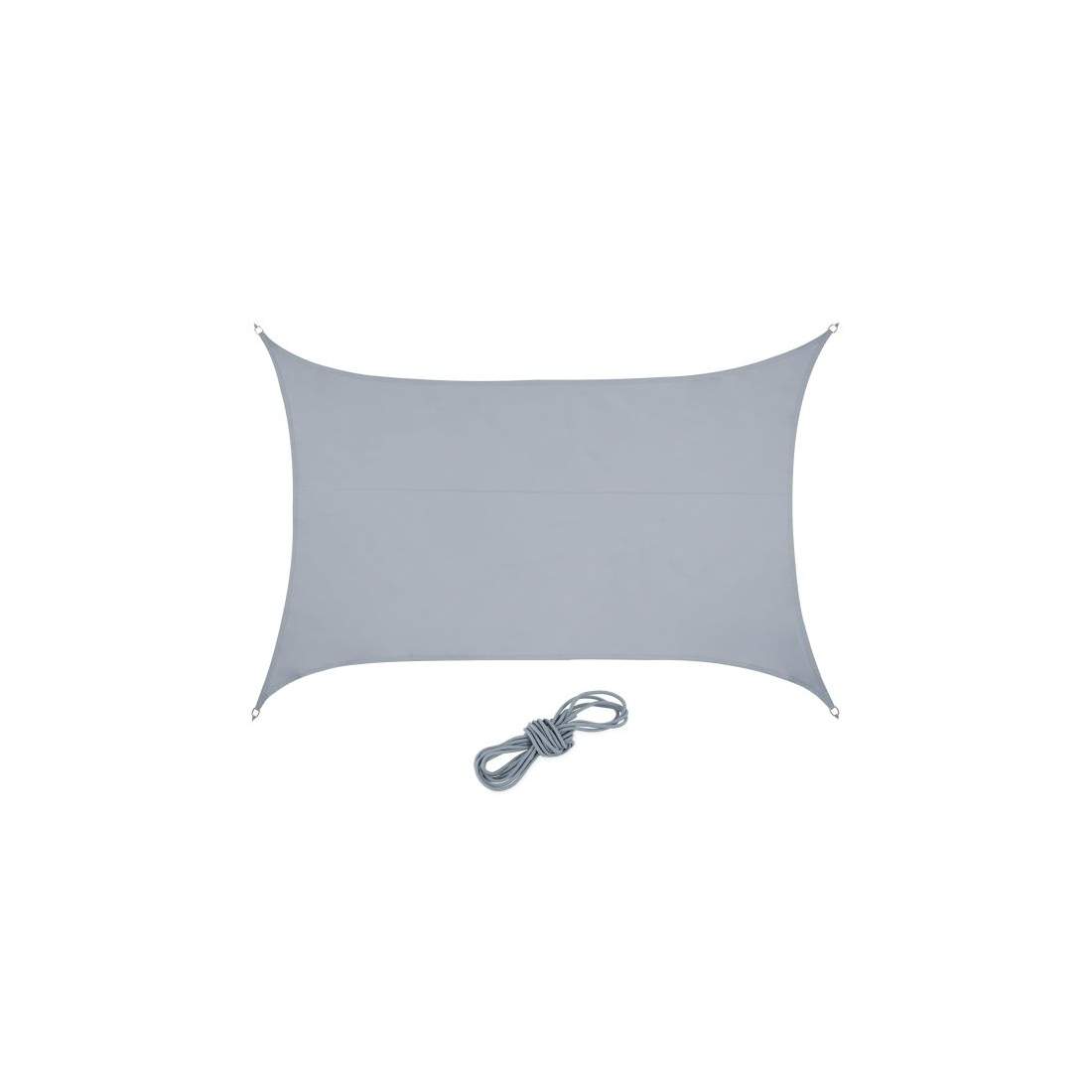 Solsegel rektangulärt ljusgrå | Hem & Hobby - Hem & Hushåll - Balkong | Pryloteket