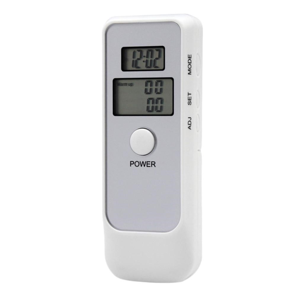 Digitalt Alkometer med et LCD Ur