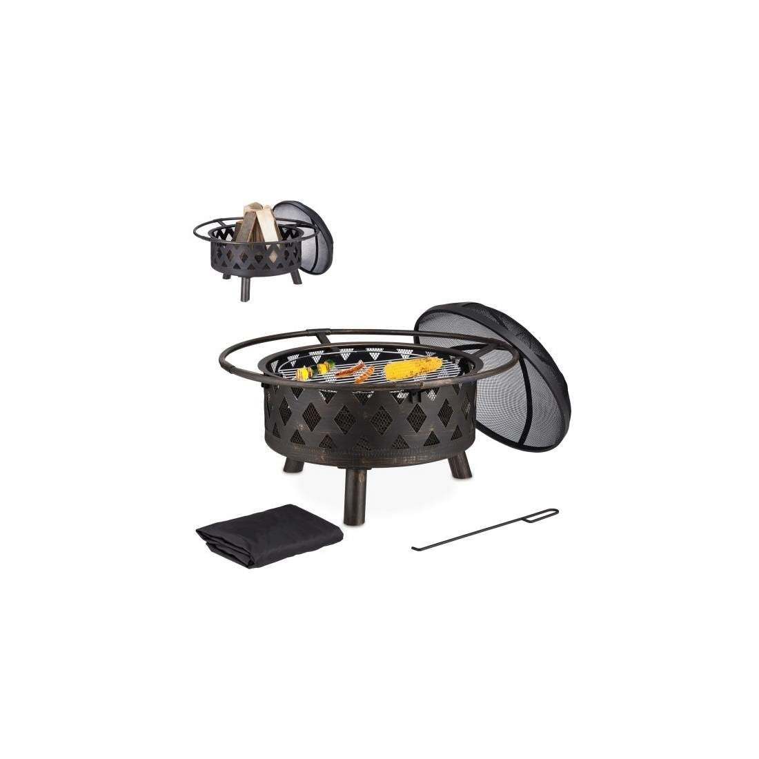 Eldkorg med tillbehör | Hem & Hobby | Pryloteket