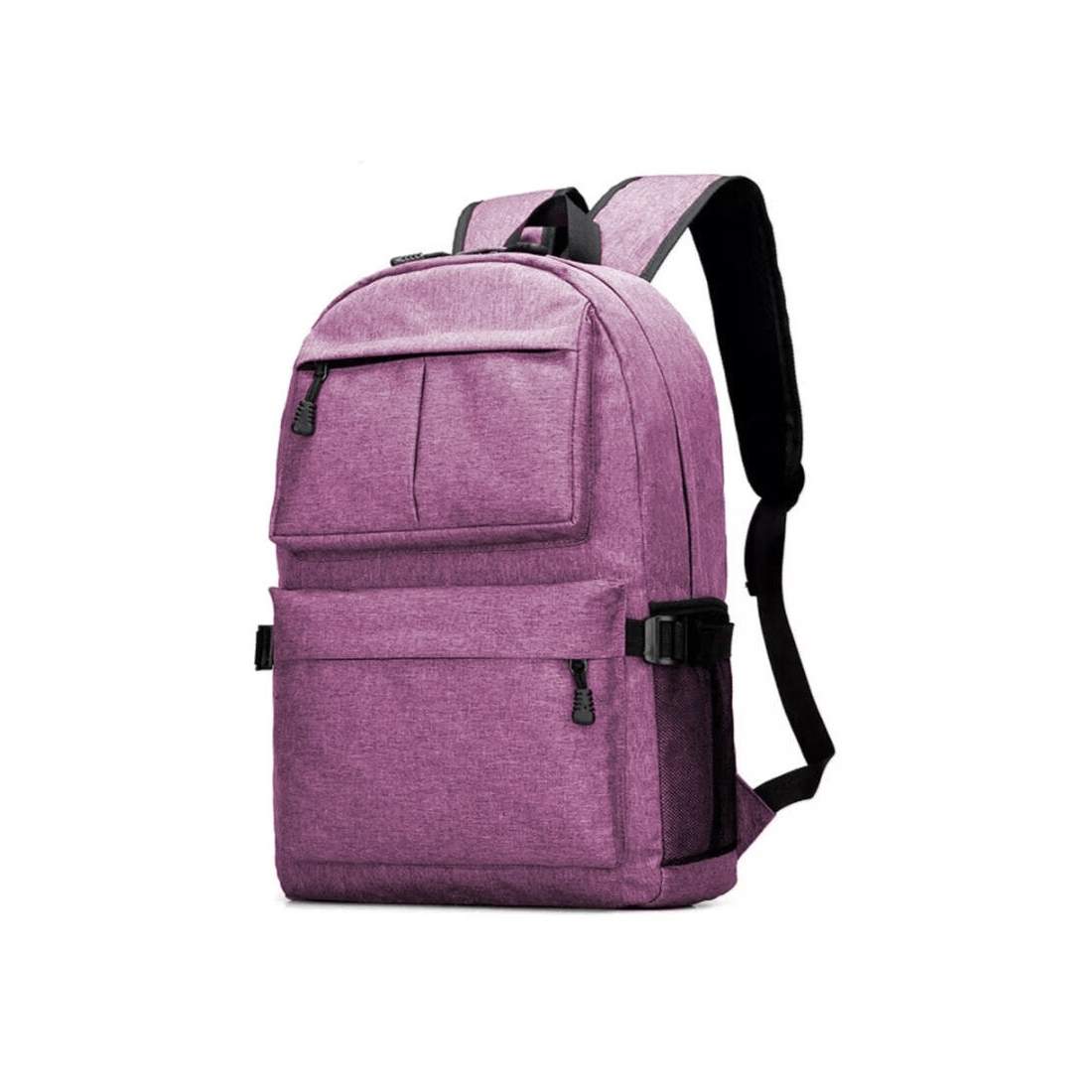Slitstark Stor Ryggsäck med USB-port - Lila | Mode & Accessoarer - Väskor & Plånböcker - Ryggsäckar & Väskor | Pryloteket