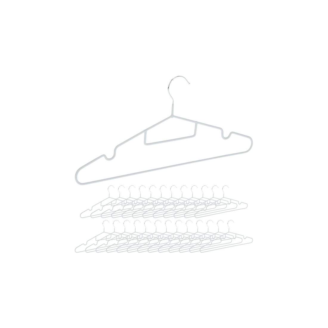 Gummerade klädhängare i set om 24 st | Mode & Accessoarer - Kläder | Pryloteket