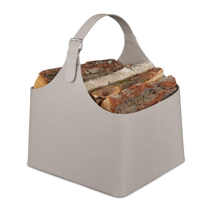 Trækurv Kunstlæder Lysegrå