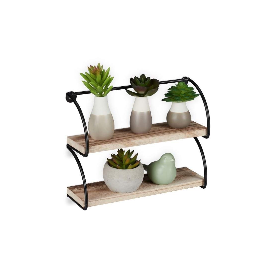 Vägghylla industriell stil 2 hyllor | Hem & Hobby - Hem & Hushåll - Kök | Pryloteket