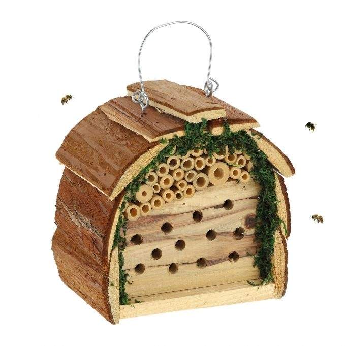 Insekthotel med mos